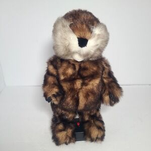 Vtg 2000 Gemmy Caddy Shack Singing Dancing 14" Gopher Plush TESTED WORKS